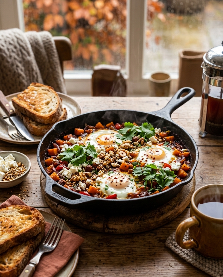 Shakshuka van pompoen